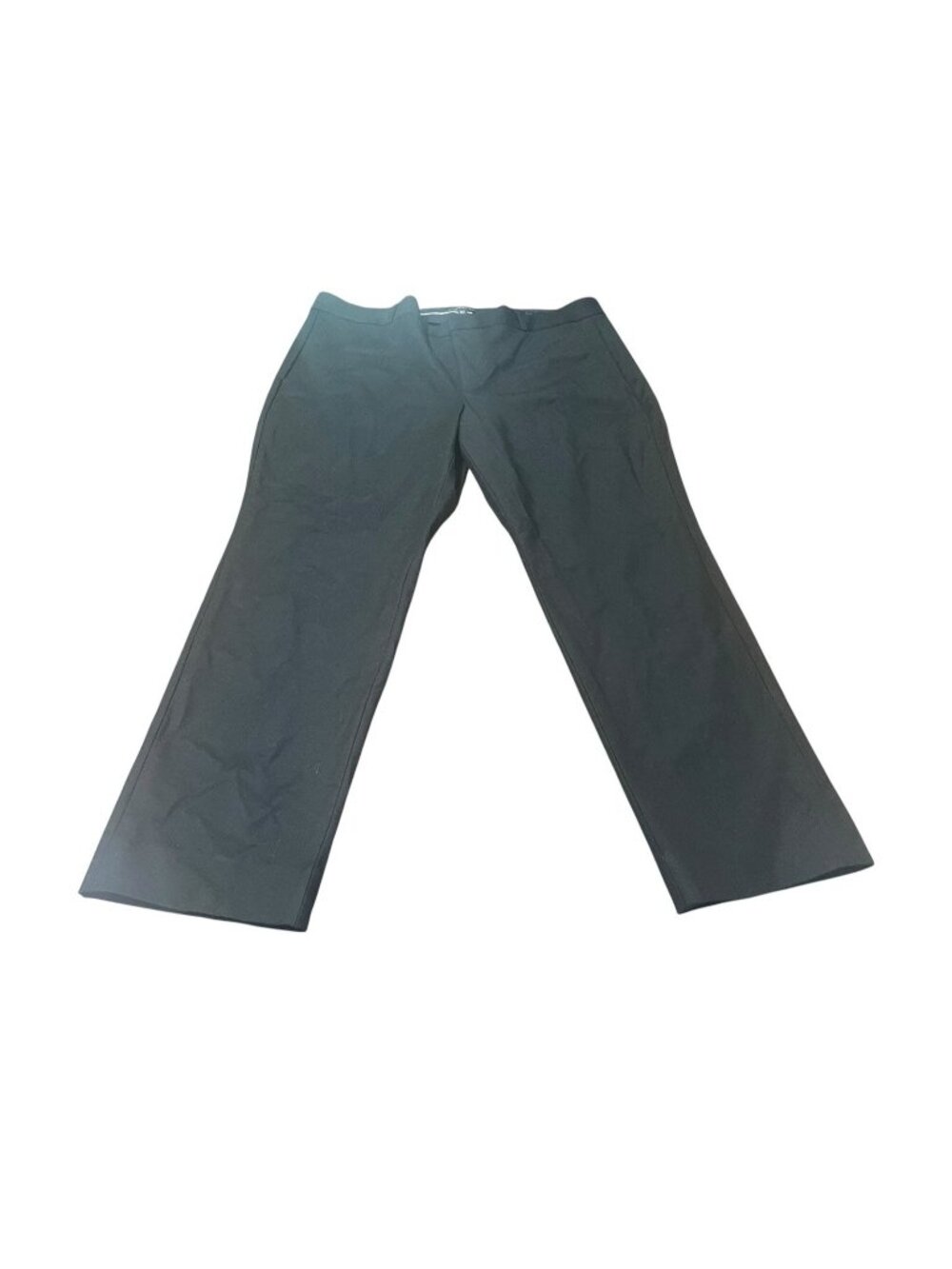 BANANA REPUBLIC Women's Size 16S SHORT Ryan Slim Straight-Fit Black Pants